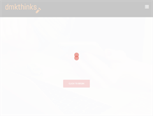 Tablet Screenshot of dmkthinks.org